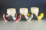 A Set of Three Carlton Ware Walking Ware Running Egg Cups (Sold)