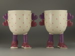 A pair of Carlton Ware Walking Ware Valentine Cups - (Sold)