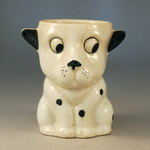 1930s Egg Cup modelled as a seated Dog
