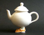 Lustre Pottery Prototype Miniature Walking Ware Teapot - (Sold)