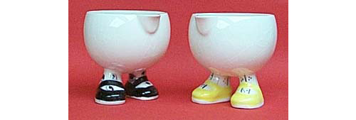 Lustre Pottery - Pair of Walking Ware Milk Jugs - (Sold)