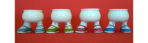 Carlton Ware Walking Ware Egg Cups, Set of 4 - (Sold)