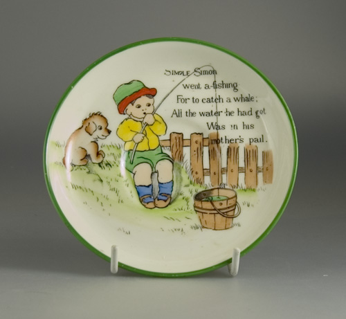 Paragon Mother Goose Series Saucer by Chloe Preston - (Sold)
