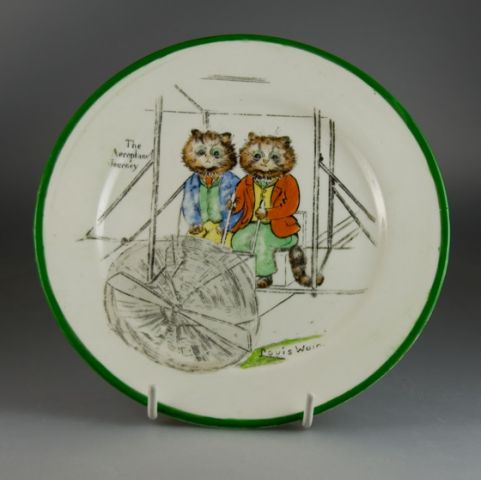 Paragon China Tinker Tailor Series Plate by Louis Wain (Sold)