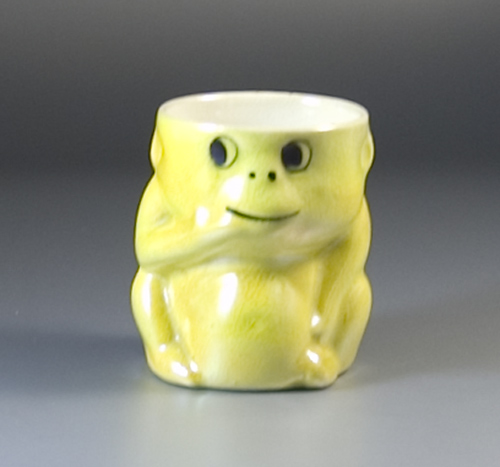 1930s Egg Cup Modelled as a Seated Monkey