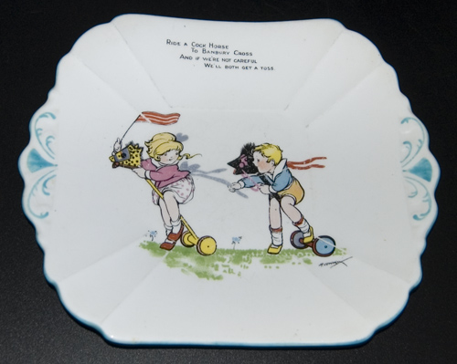 1920s Hilda Cowham Cake / Sandwich Plate for Shelley - Sold