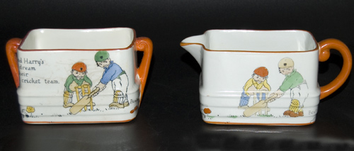 1920s Paragon Beatrice Mallet milk jug and sugar basin (Sold)