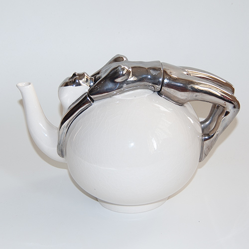 Silver Lady Teapot