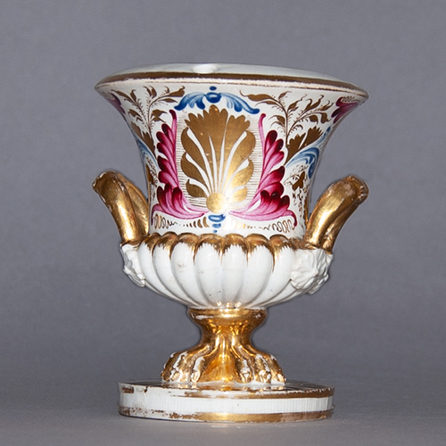 Early 19th Century Handpainted Derby Inkwell