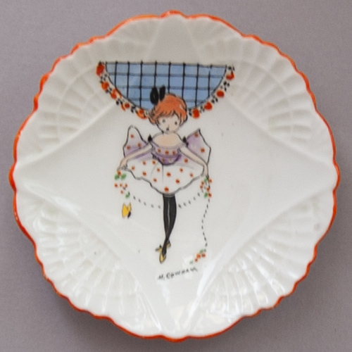 Rare Shelley Trinket Dish designed by Hilda Cowham