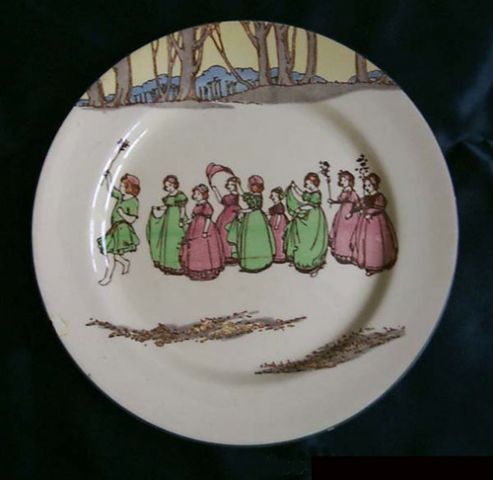 1930s Royal Doulton "Springtime" plate